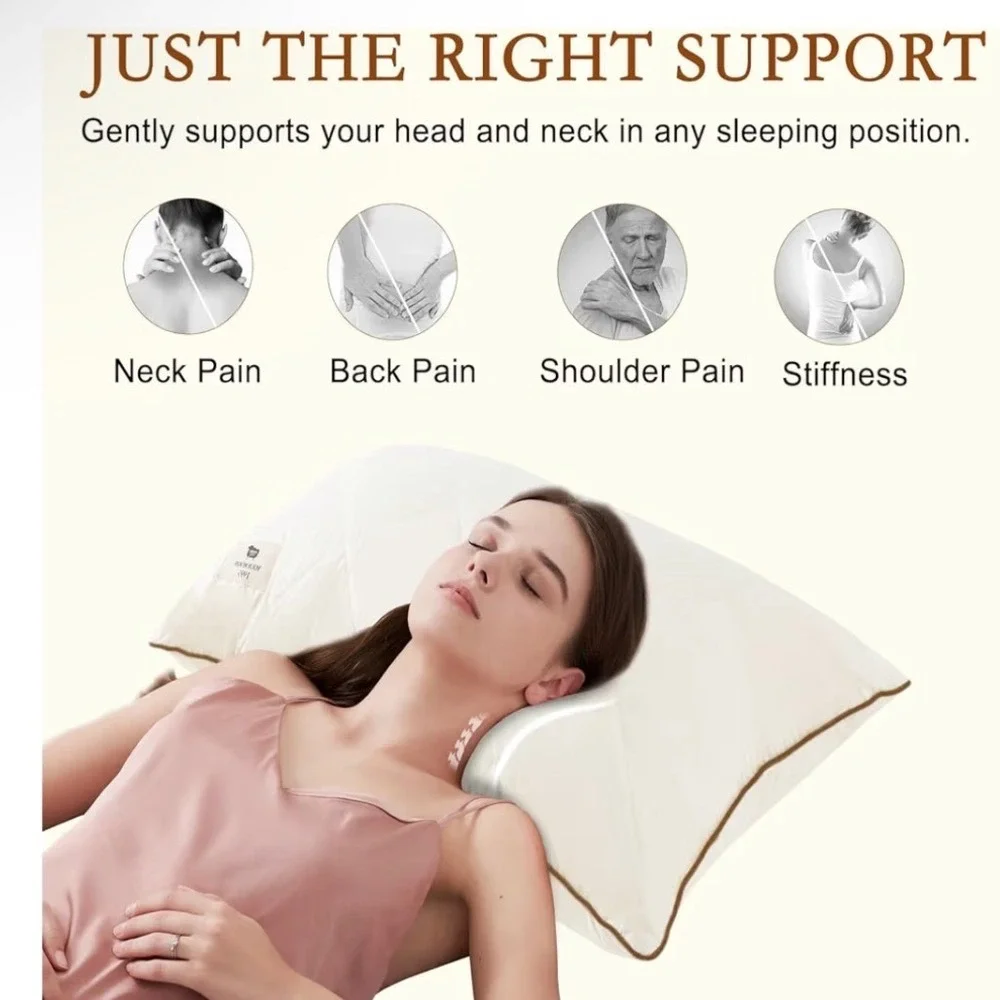 YOUR MOON Organic Standard Size Australian Wool Pillow